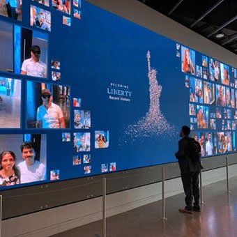 Customized indoor LED video wall