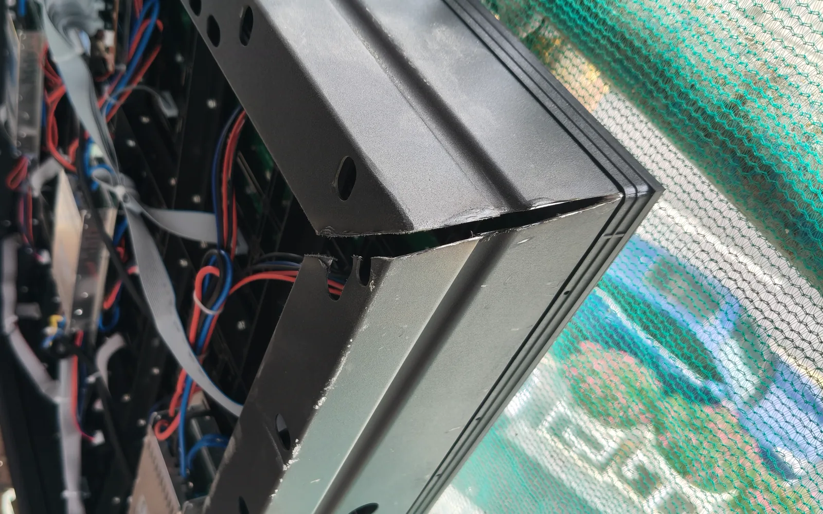 LED module sample debugging at the factory