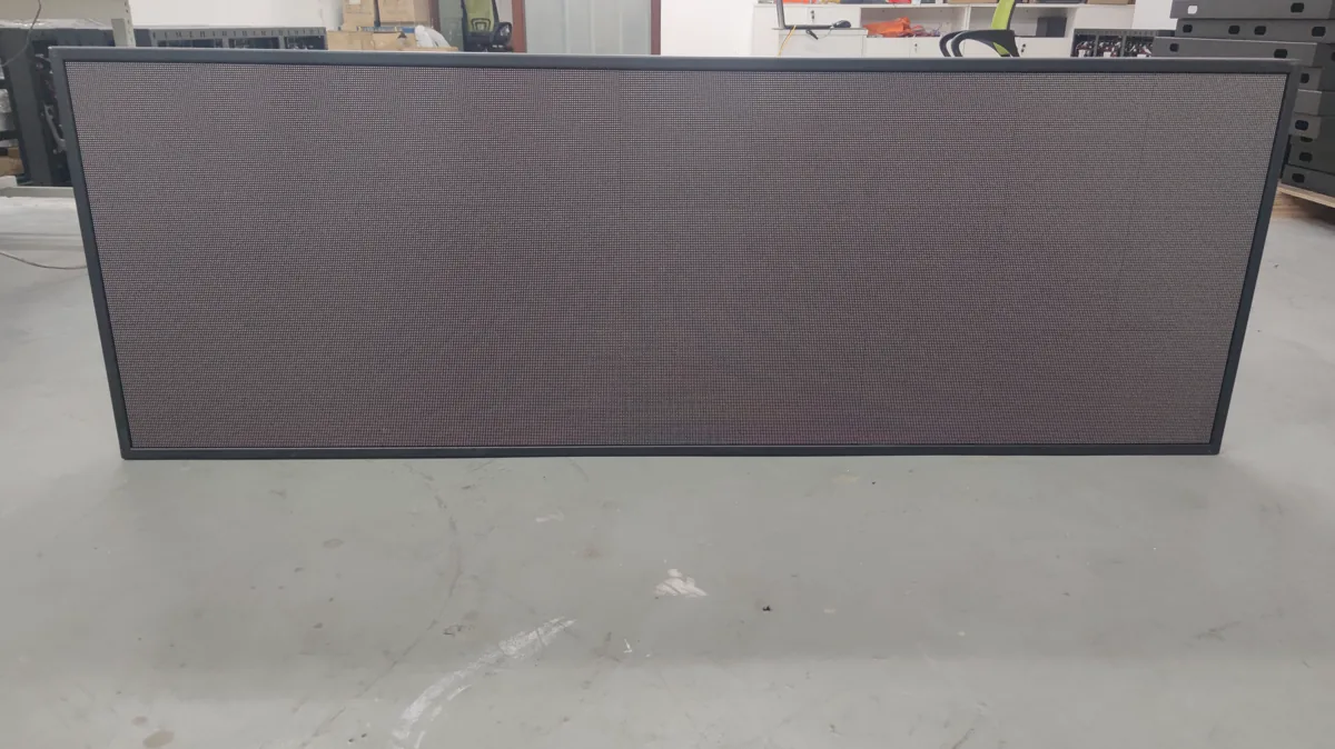 LED display cabinet prepared for project confirmation