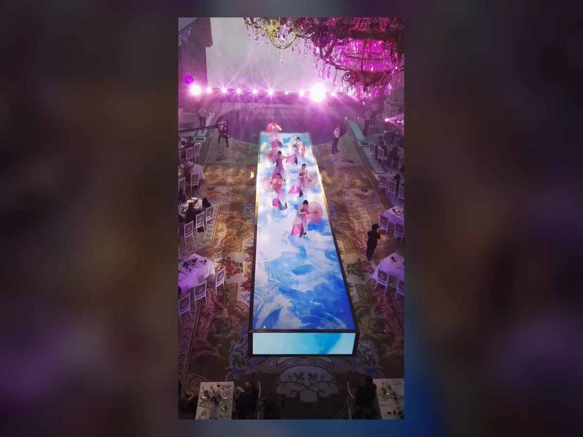 Content for an LED Floor Display: Canvas Mapping Guide
