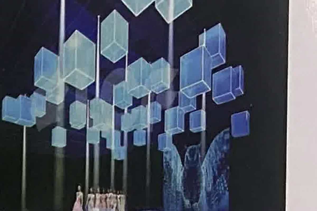 Transparent Showcase exhibition LED display application