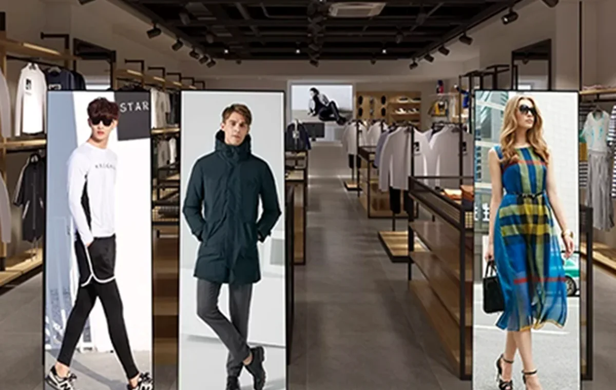 LED poster displays used for retail promotion