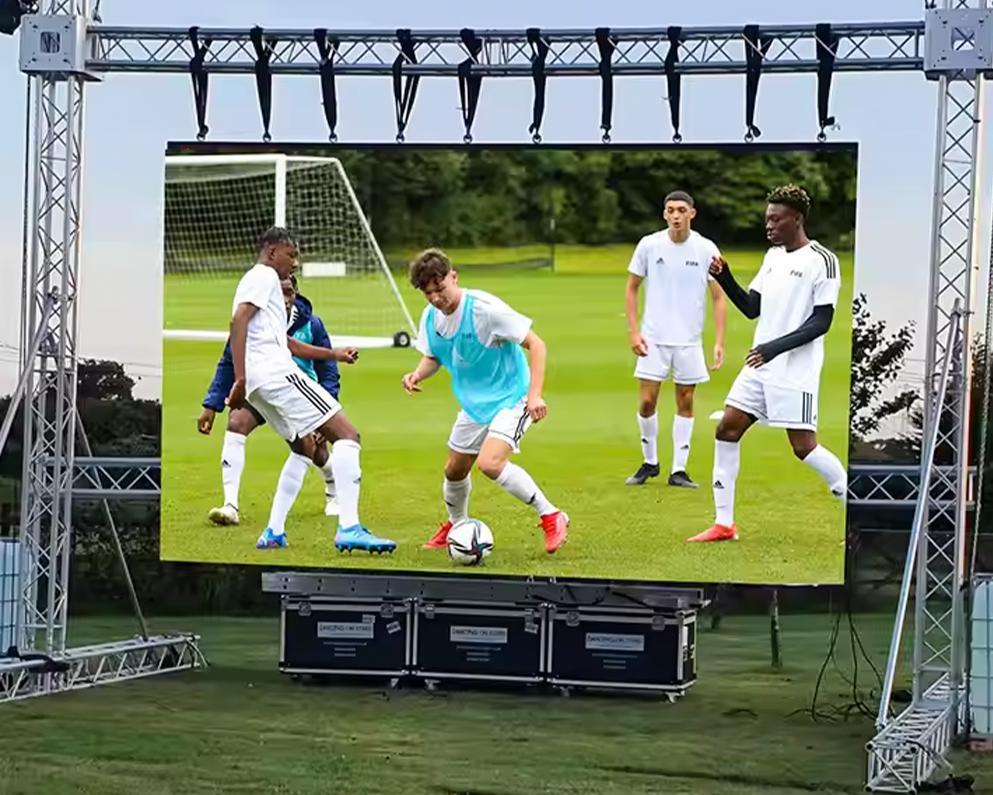Home Outdoor rental LED display project in Germany